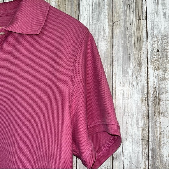 L.L. Bean Purple Fitted Polo T-Shirt Short Sleeve - Picture 2 of 5